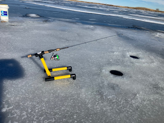 Ice Fishing Rod Holder. Walleye! Shipping Included!