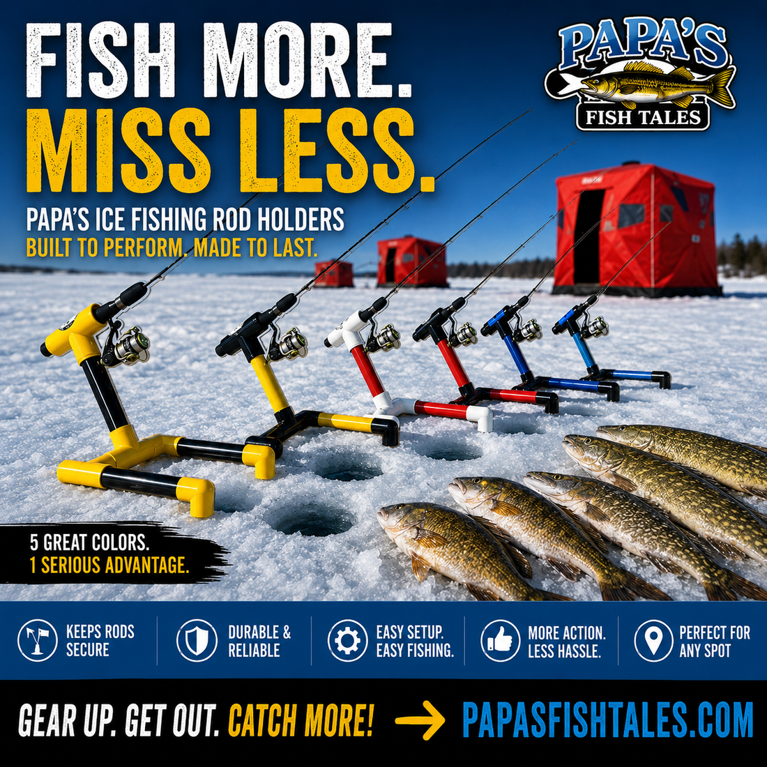 Tip-Ups vs. Rod Holders for Ice Fishing: Which Should You Use?