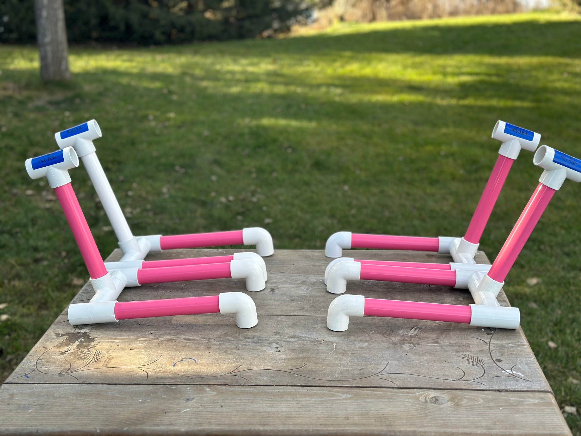 pvc pipe ice fishing rod holder Holder. White Bass! Shipping Included! Papas Fish Tales Organize and secure your ice fishing rods with our durable 7 NEW PVC Fishing HACKs