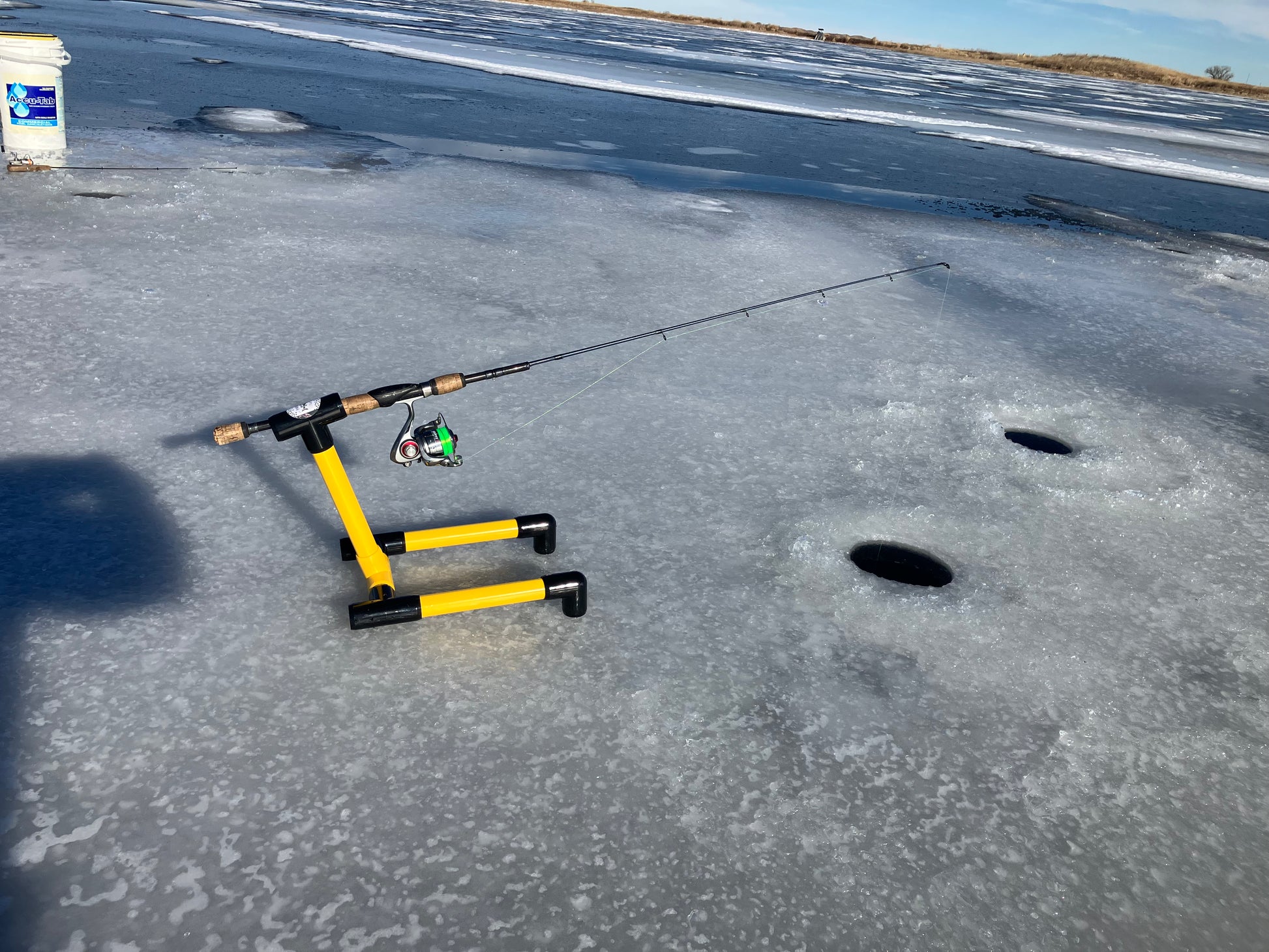 pvc pipe ice fishing rod holder Northern Pike! Shipping Included! – Papas Fish Tales