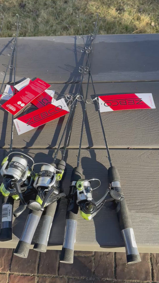 Zebco Stinger Ice Fishing Poles! Brand New! 10 to Ship! $299.95