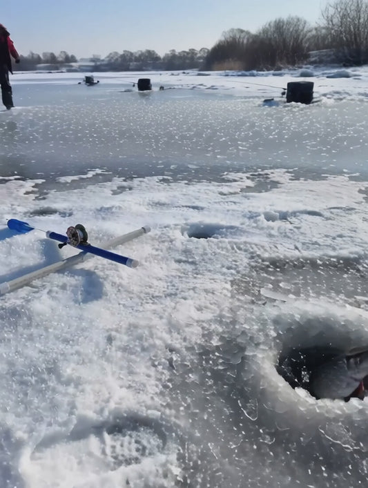 Retro Ice Fishing Tip Up